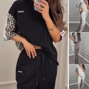 2025 New Arrive - 50% OFFLeopard Print Patchwork Sweatshirt 2025 New Arrive - 50% OFFLeopard Print Patchwork Sweatshirt