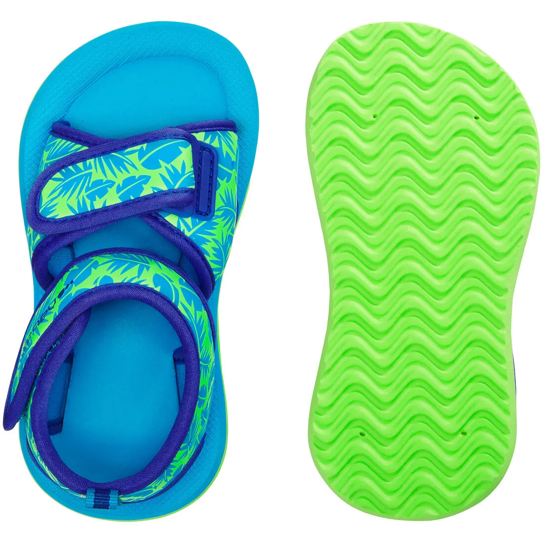 Baby Swimming Sandals - Pink flamingo print