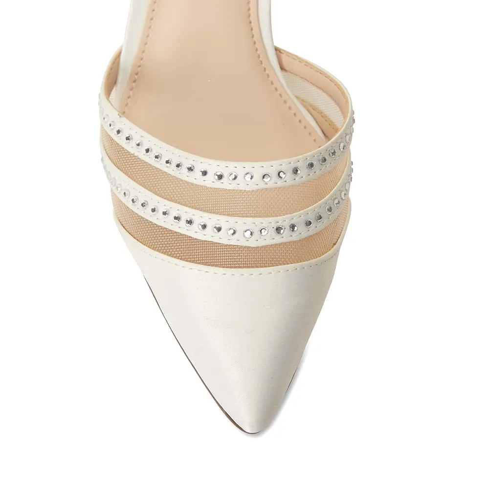 Belicia Heel in Ivory