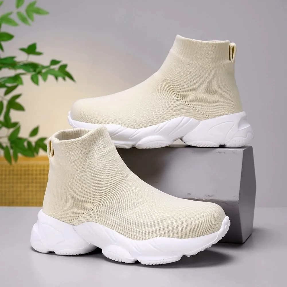 Boys Girls Breathable Athletic Sneakers Lightweight Outdoor Tennis Sock Shoes