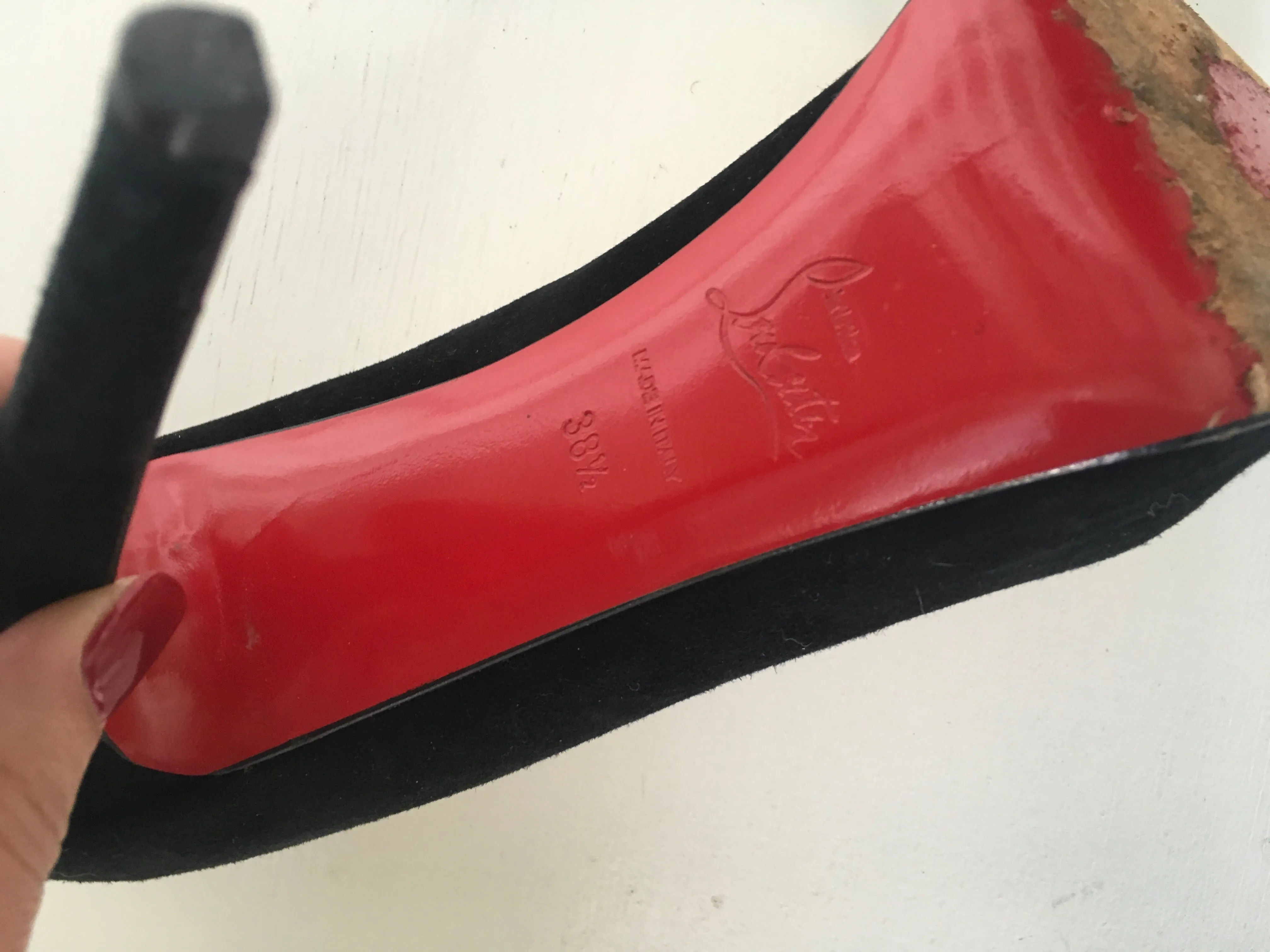 Christian Louboutin Mago Platform 140 Pumps Shoes Size Ladies