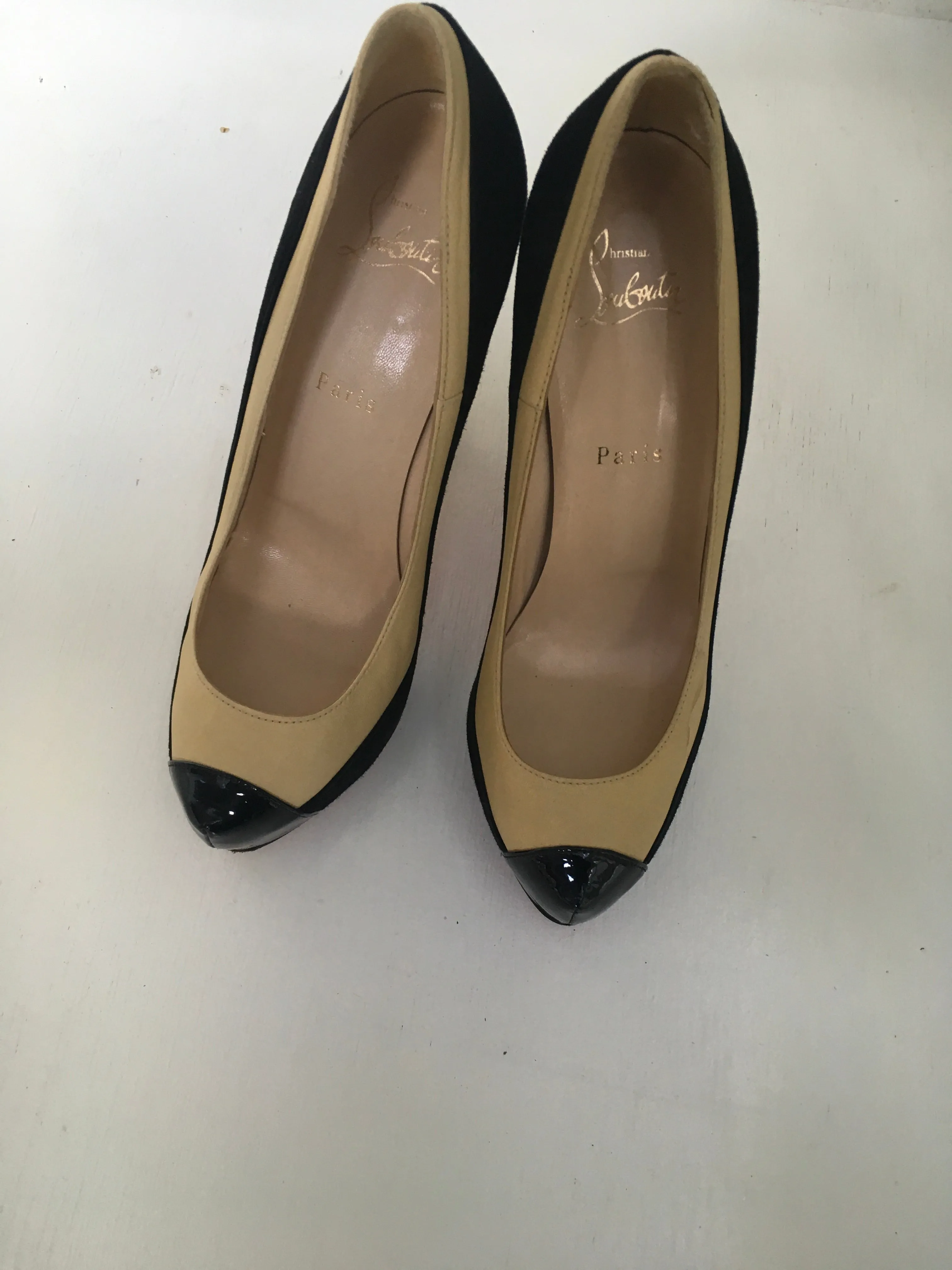 Christian Louboutin Mago Platform 140 Pumps Shoes Size Ladies
