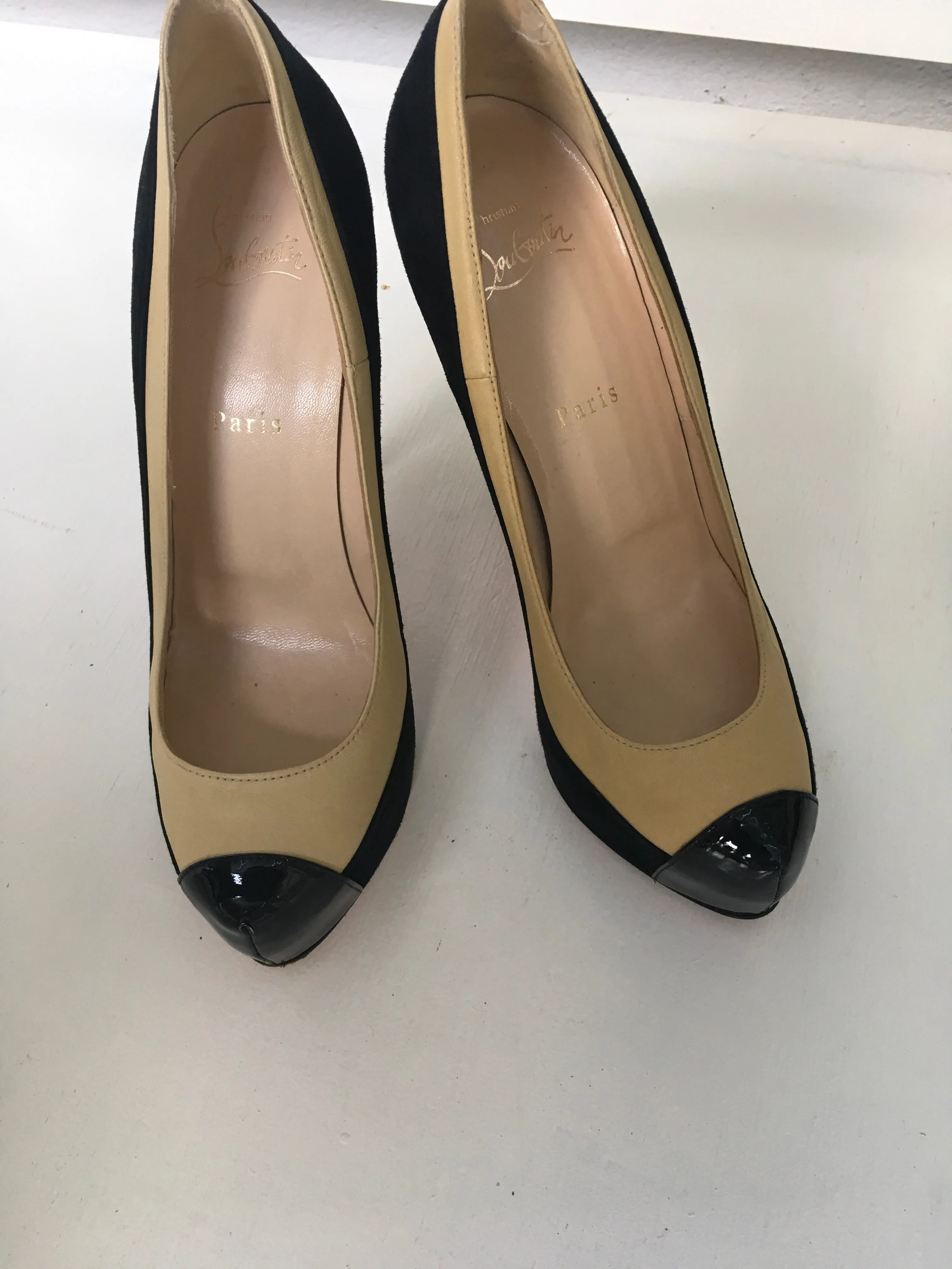 Christian Louboutin Mago Platform 140 Pumps Shoes Size Ladies