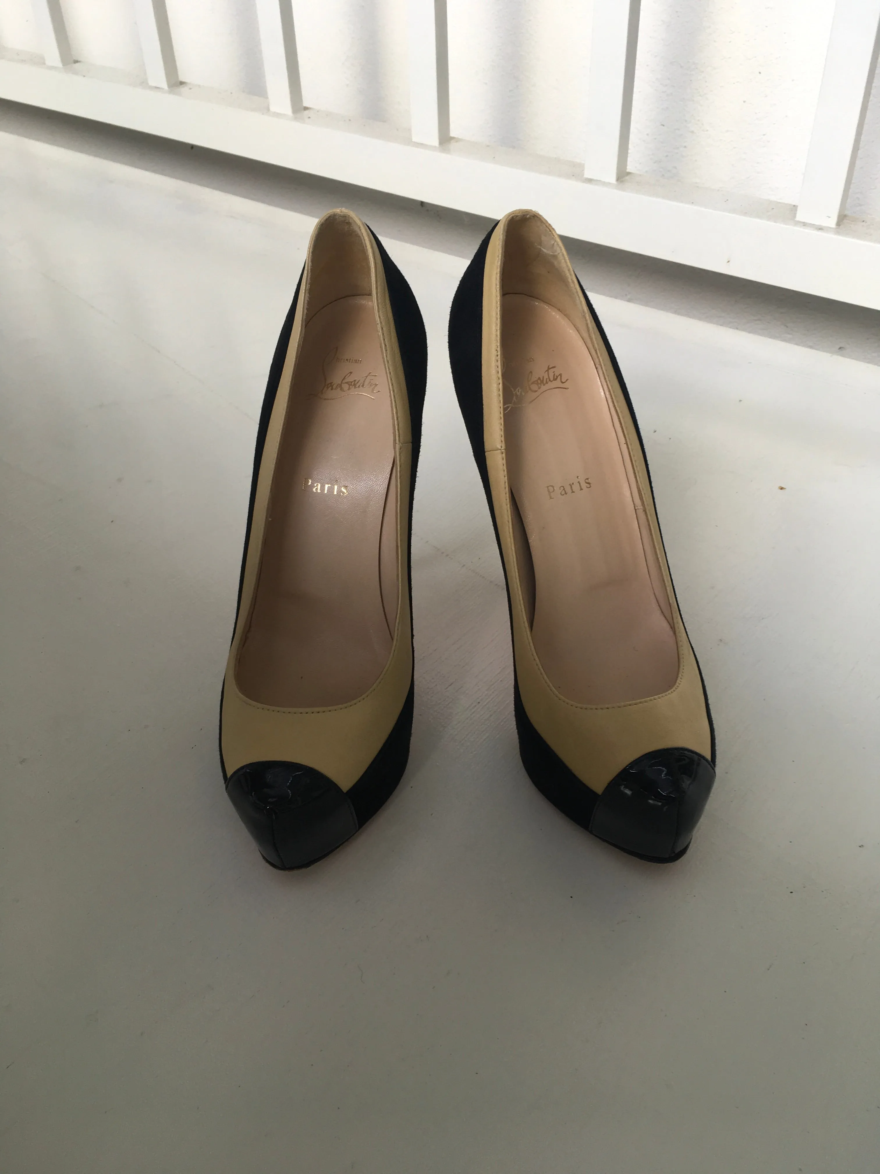 Christian Louboutin Mago Platform 140 Pumps Shoes Size Ladies