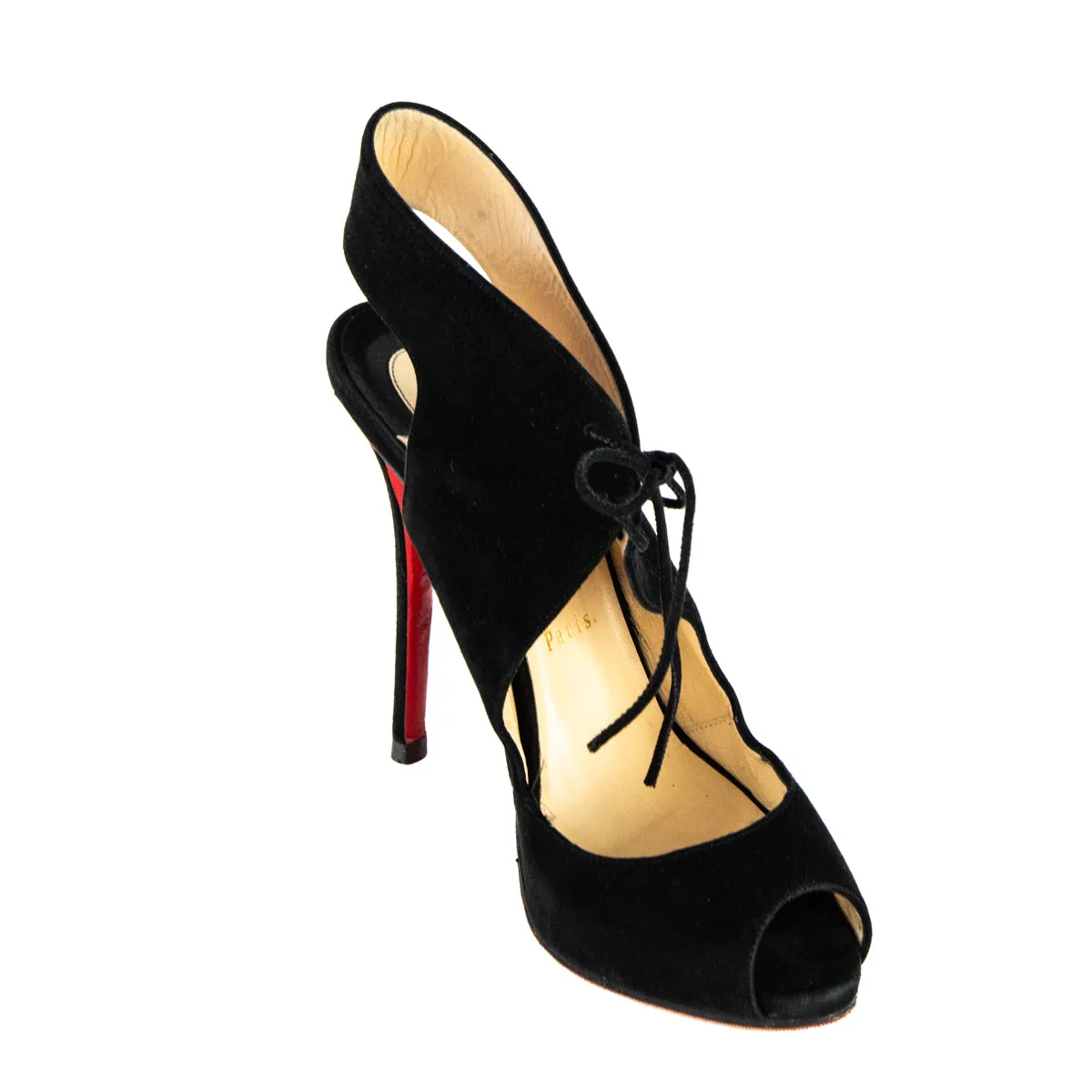 Christian Louboutin Suede Tie Pumps Size US 10 | EU 40