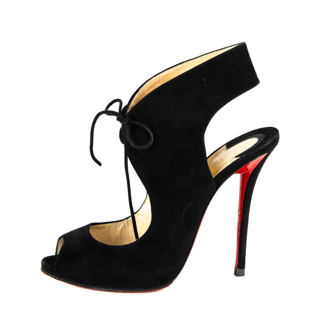 Christian Louboutin Suede Tie Pumps Size US 10 | EU 40