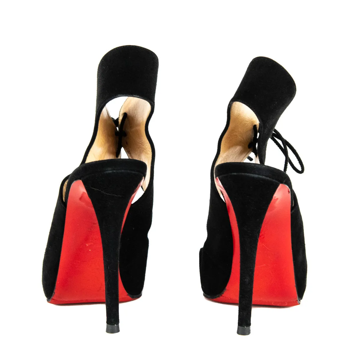 Christian Louboutin Suede Tie Pumps Size US 10 | EU 40
