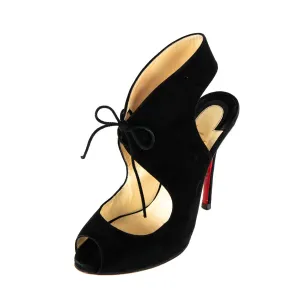 Christian Louboutin Suede Tie Pumps Size US 10 | EU 40
