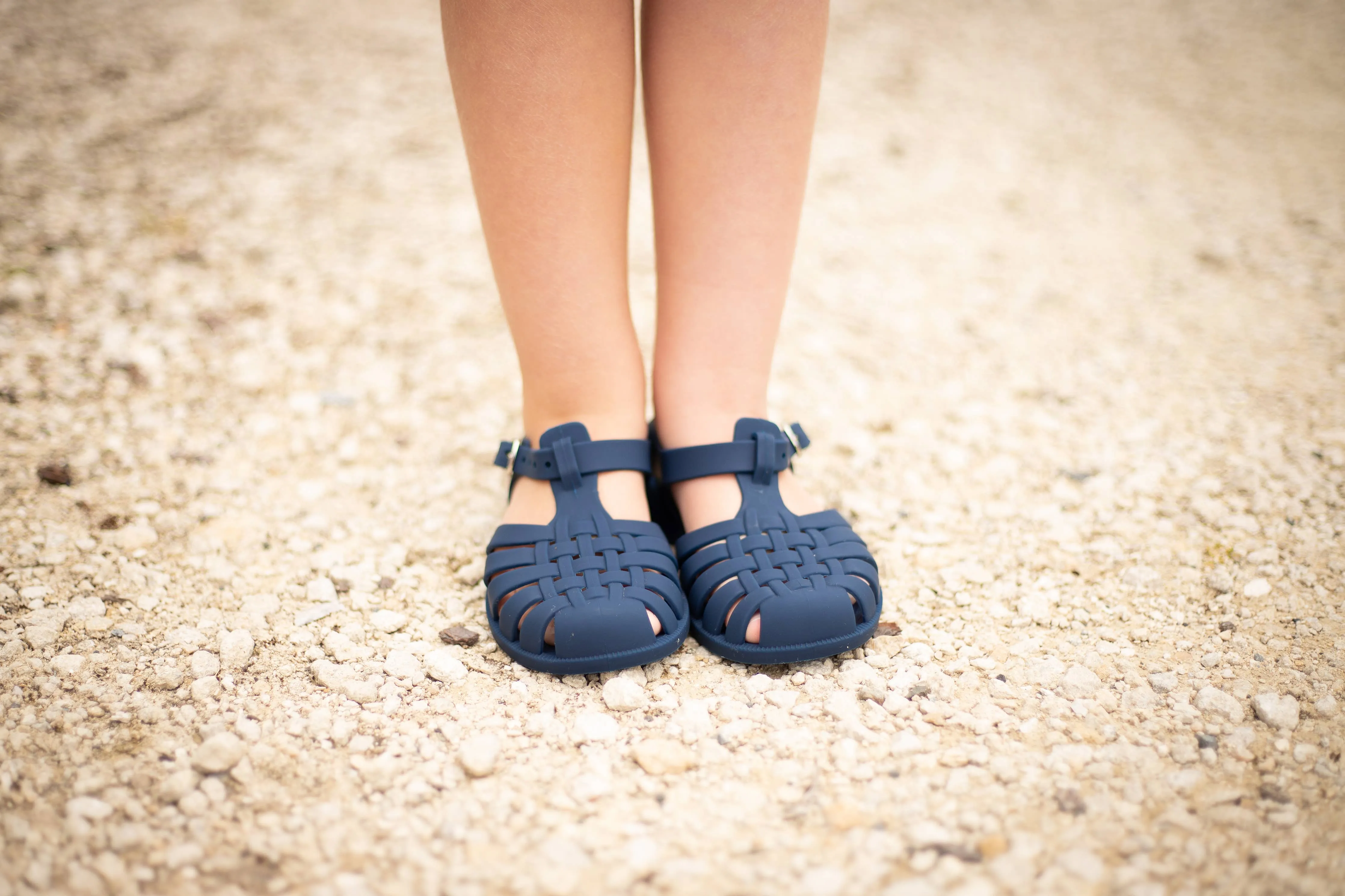 Classical Jelly Sandals Navy