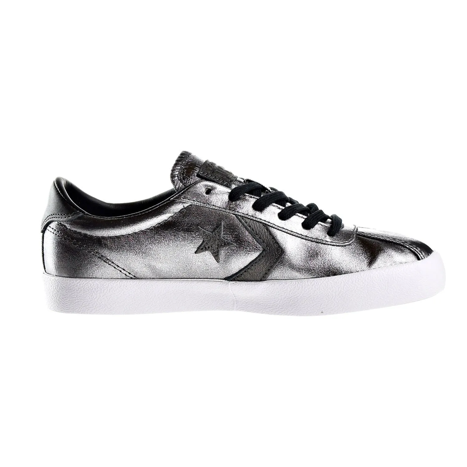 Converse Breakpoint Metallic Canvas Low Top Women's Black Pearl/White