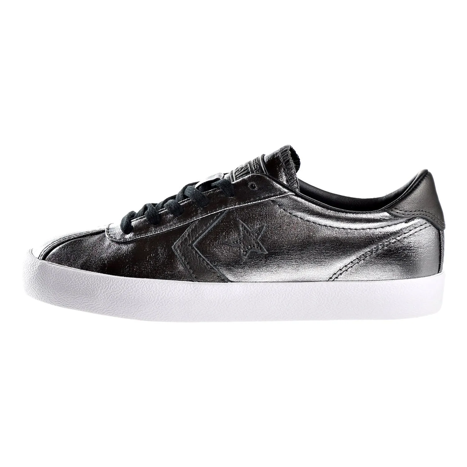 Converse Breakpoint Metallic Canvas Low Top Women's Black Pearl/White