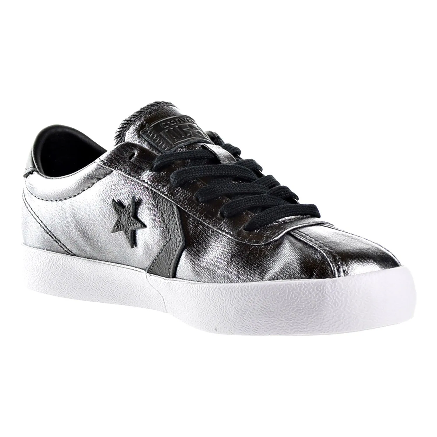 Converse Breakpoint Metallic Canvas Low Top Women's Black Pearl/White