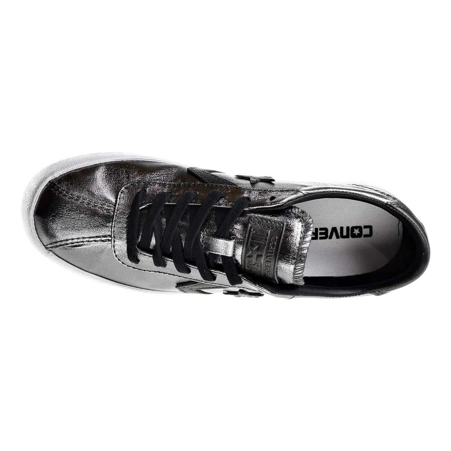 Converse Breakpoint Metallic Canvas Low Top Women's Black Pearl/White