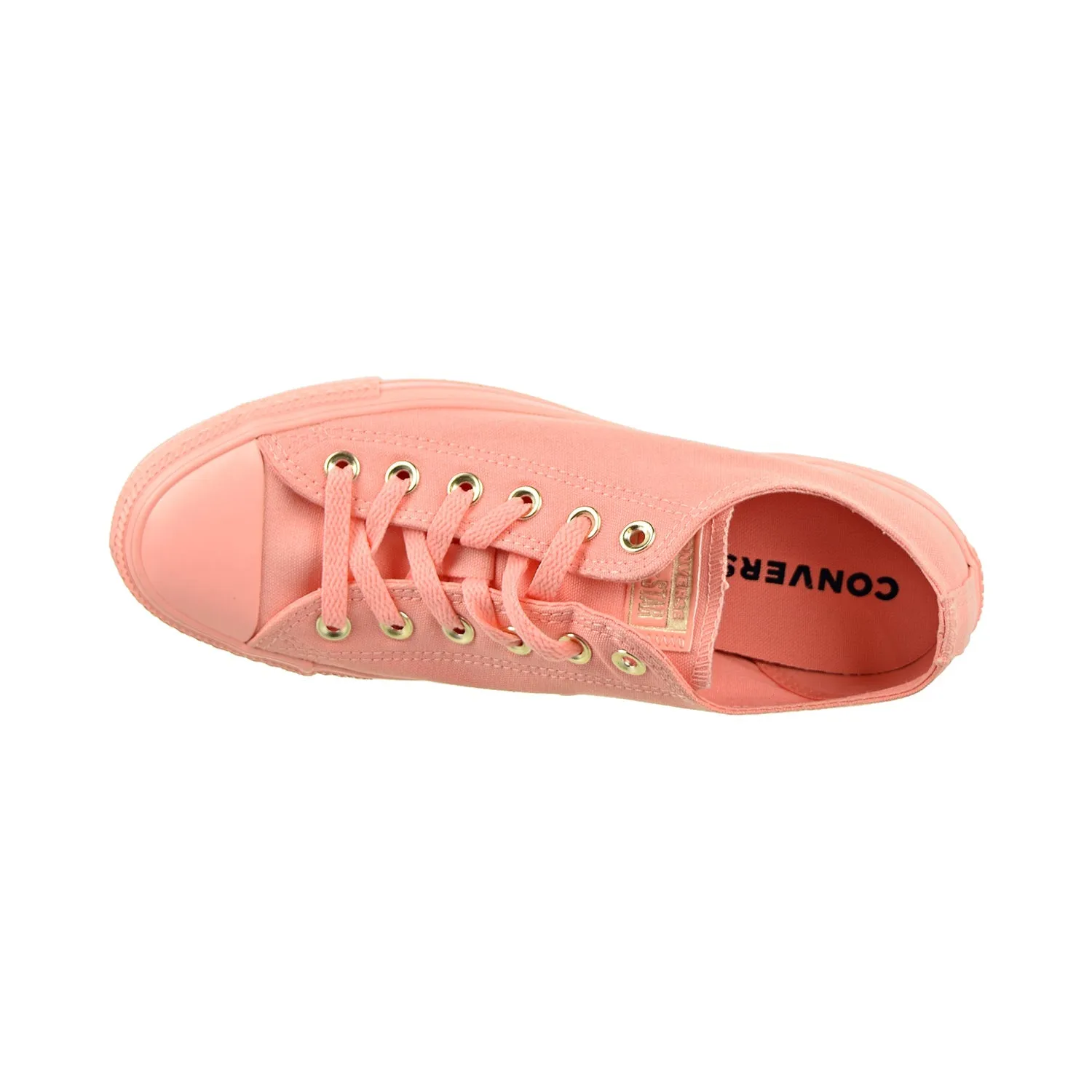Converse Chuck Taylor All Star OX Womens Shoes Pale Coral/Gold