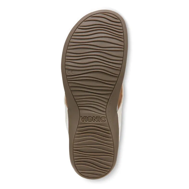 Dillon Sandal - White Croco LAST ONE SIZE 6