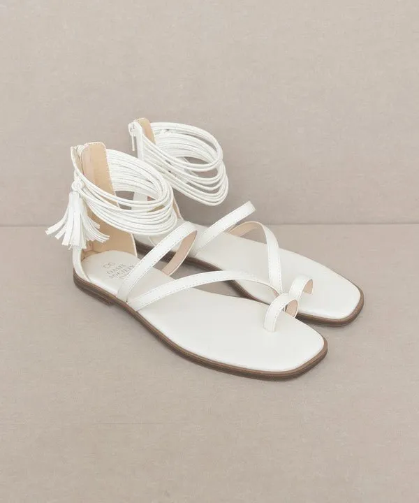 Divine Ankle Wrap Sandals