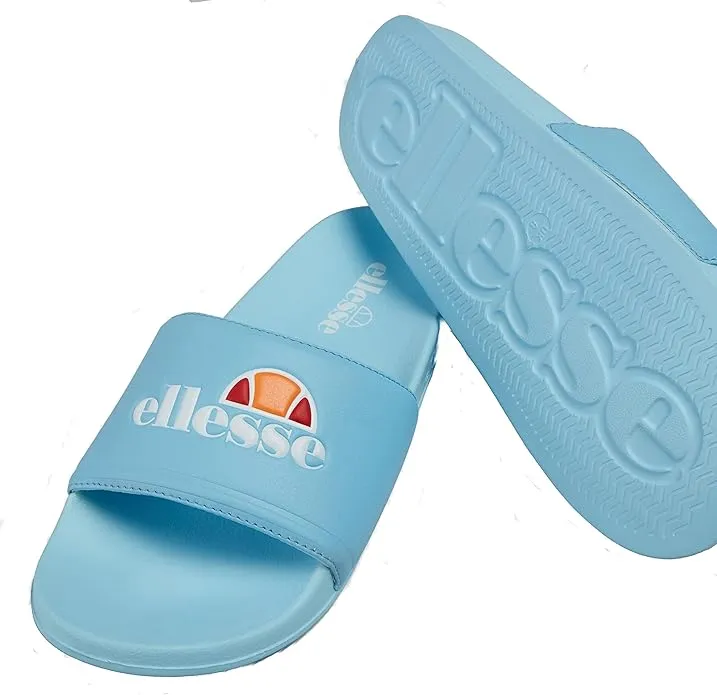 ellesse Mens Filippo Retro Semi Palla Light Blue Sliders