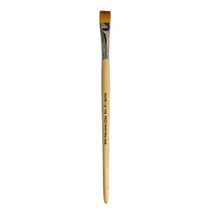 Face Painting Hub  | Face Painting Brush - Azure - 1/2" Flat