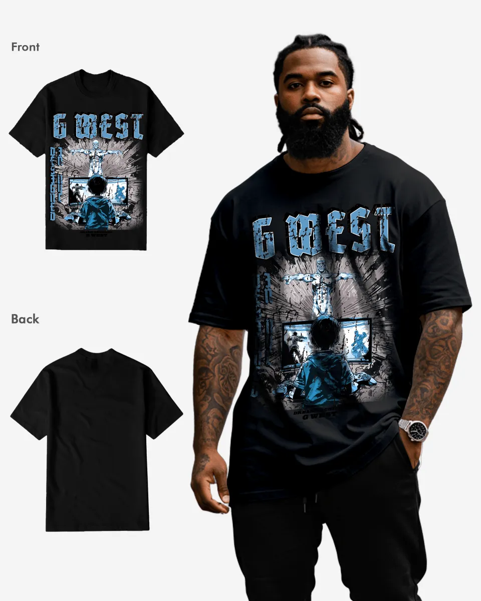 G West Game of G Baby Blue Tee Big and Tall