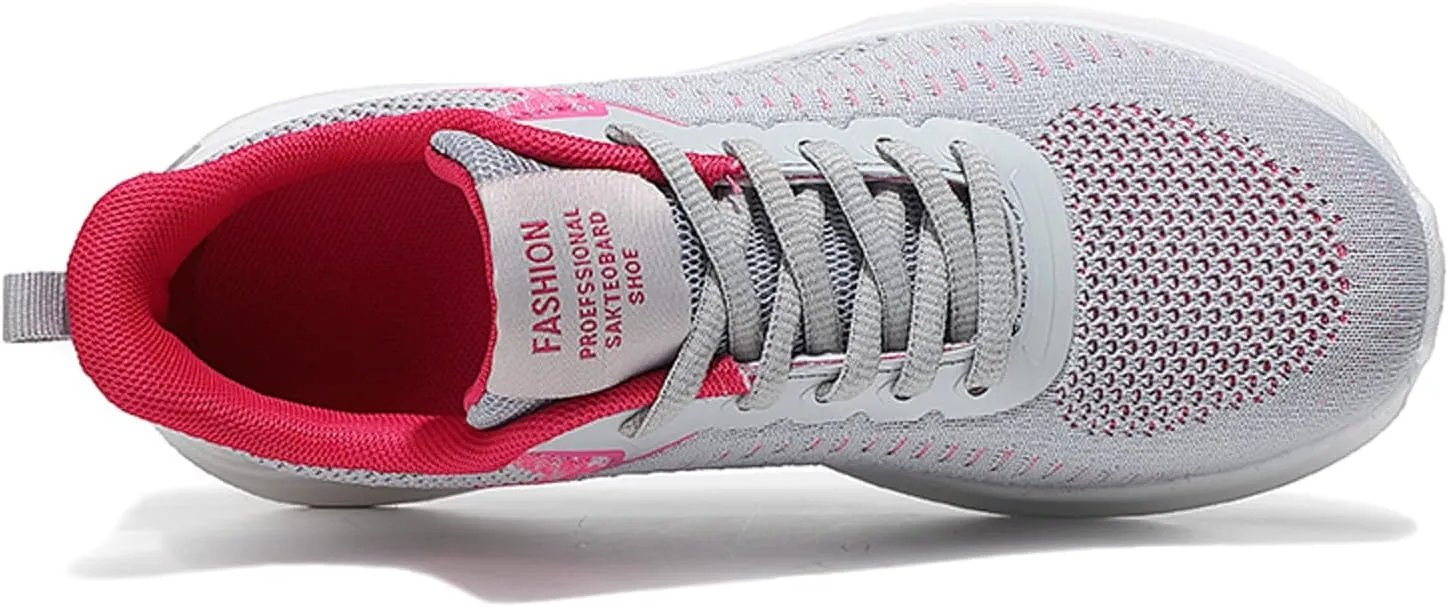Girl Fashion Sneakers Business Casual Shoes Women Sneakers Fashion Summer New Pattern Mesh Breathable Comfortable Non Slip Lace Up Large Shoes Espadrilles Workout Gym Outdoor Shoes