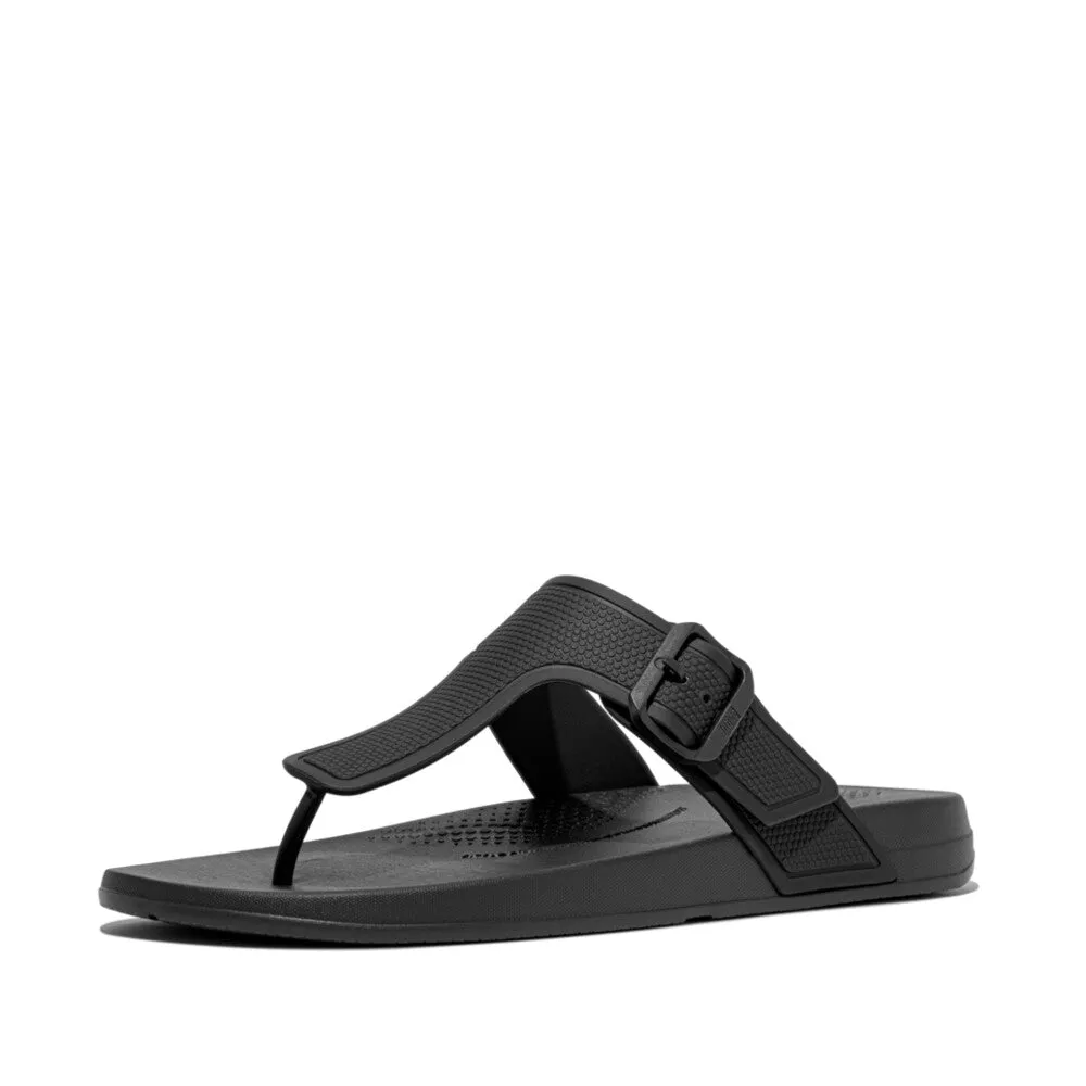 IQUSHION Men's Adjustable Buckle Flip-Flops