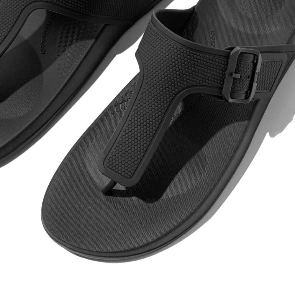IQUSHION Men's Adjustable Buckle Flip-Flops