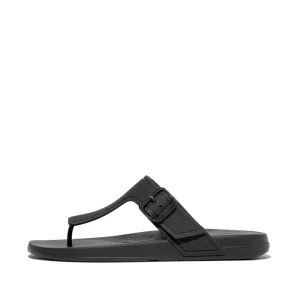 IQUSHION Men's Adjustable Buckle Flip-Flops