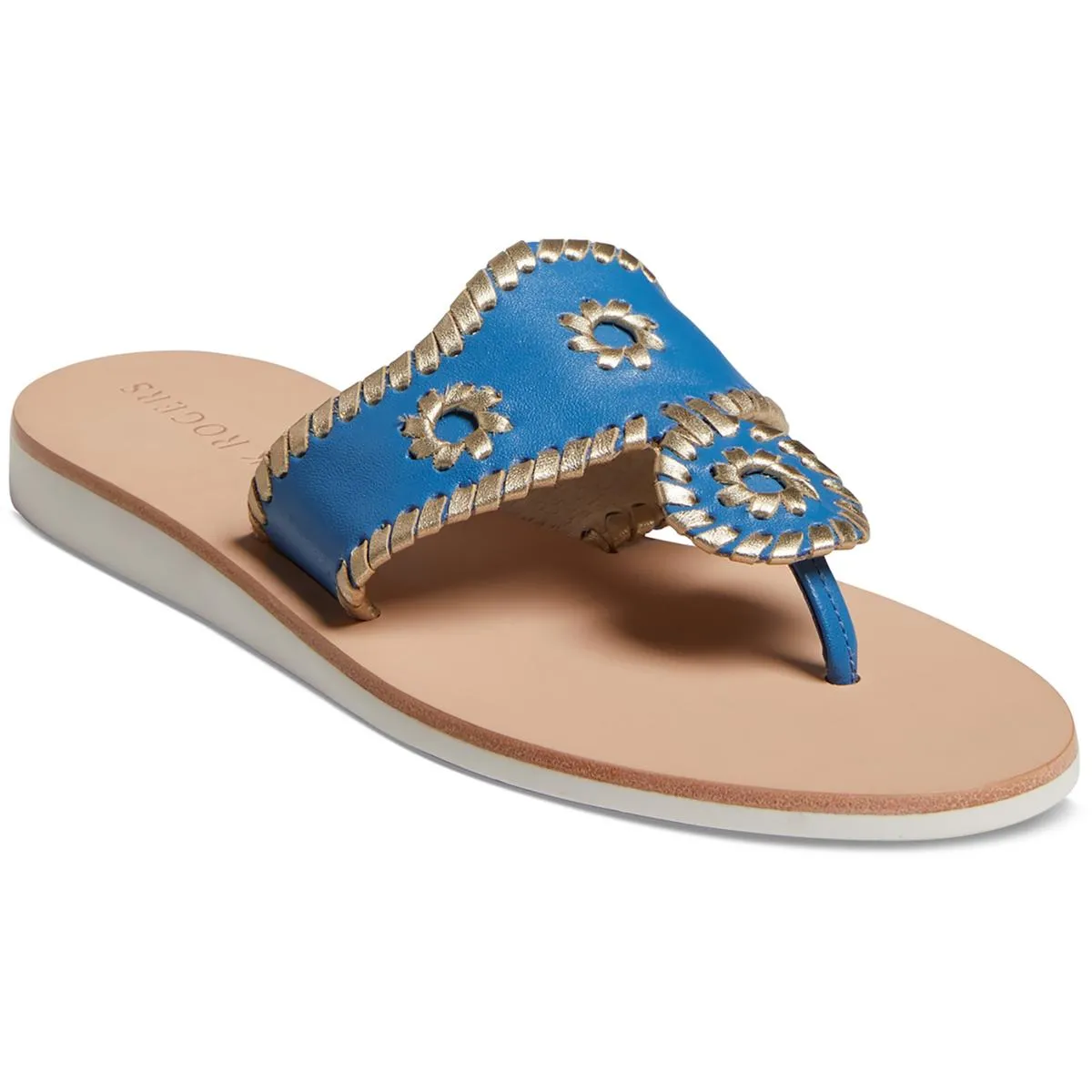 Jack Rogers Womens Boating Jacks Slip-On Flip-Flops