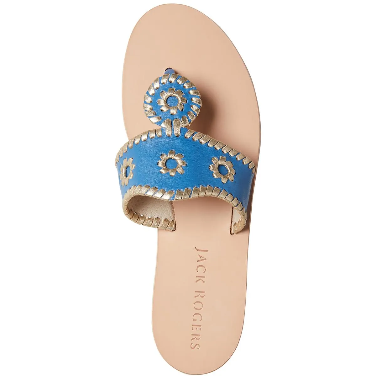 Jack Rogers Womens Boating Jacks Slip-On Flip-Flops