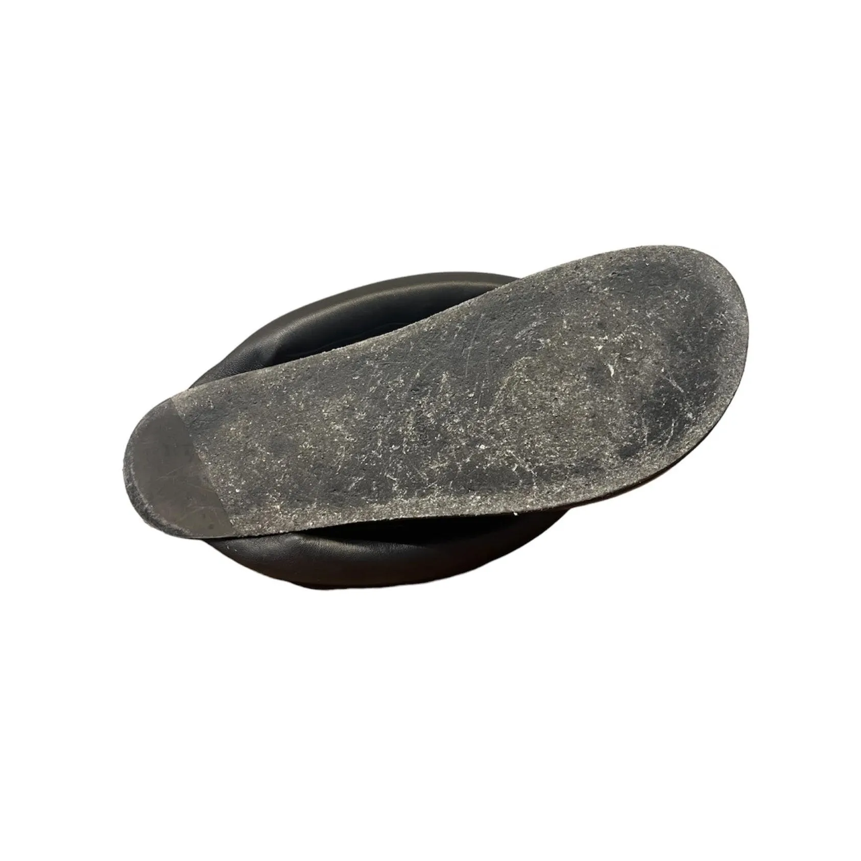 Jil Sander Oversized Leather Flip Flops (Size 41)