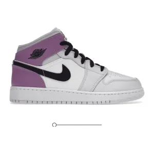 Jordan 1 Mid 'Barely Grape' GS