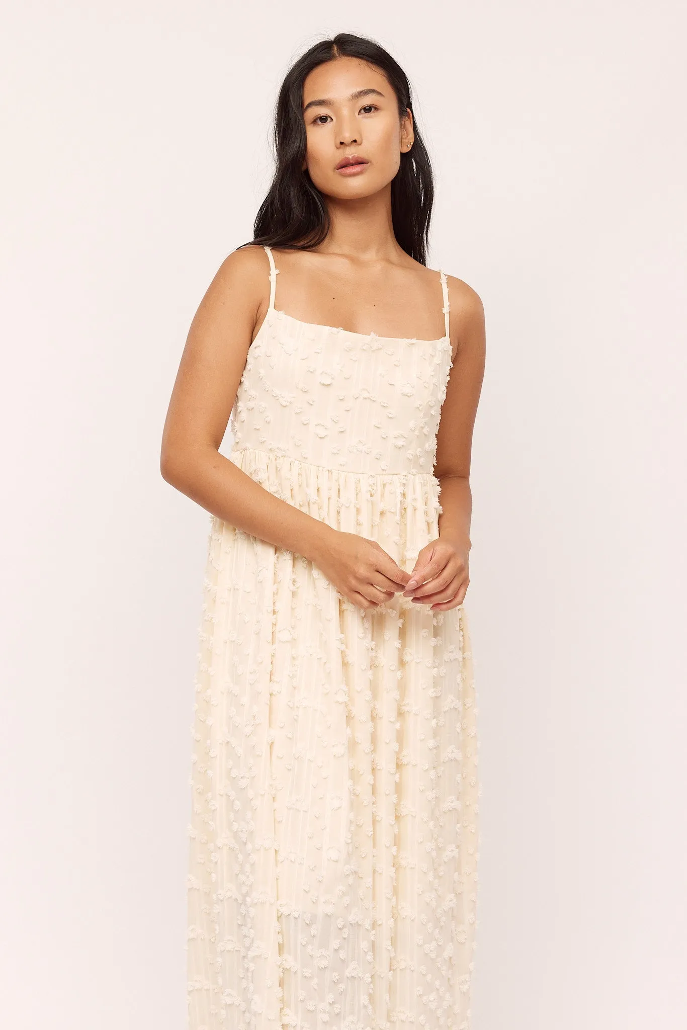 Julia Smock Dress - Vanilla