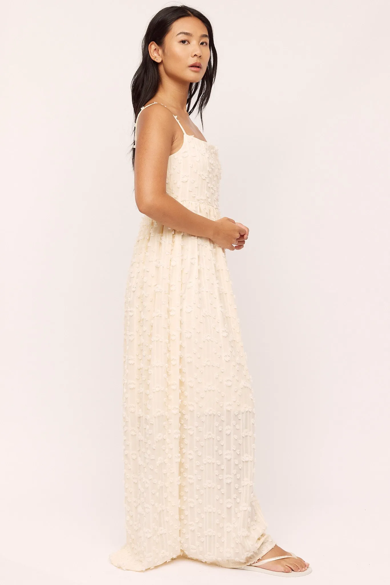 Julia Smock Dress - Vanilla