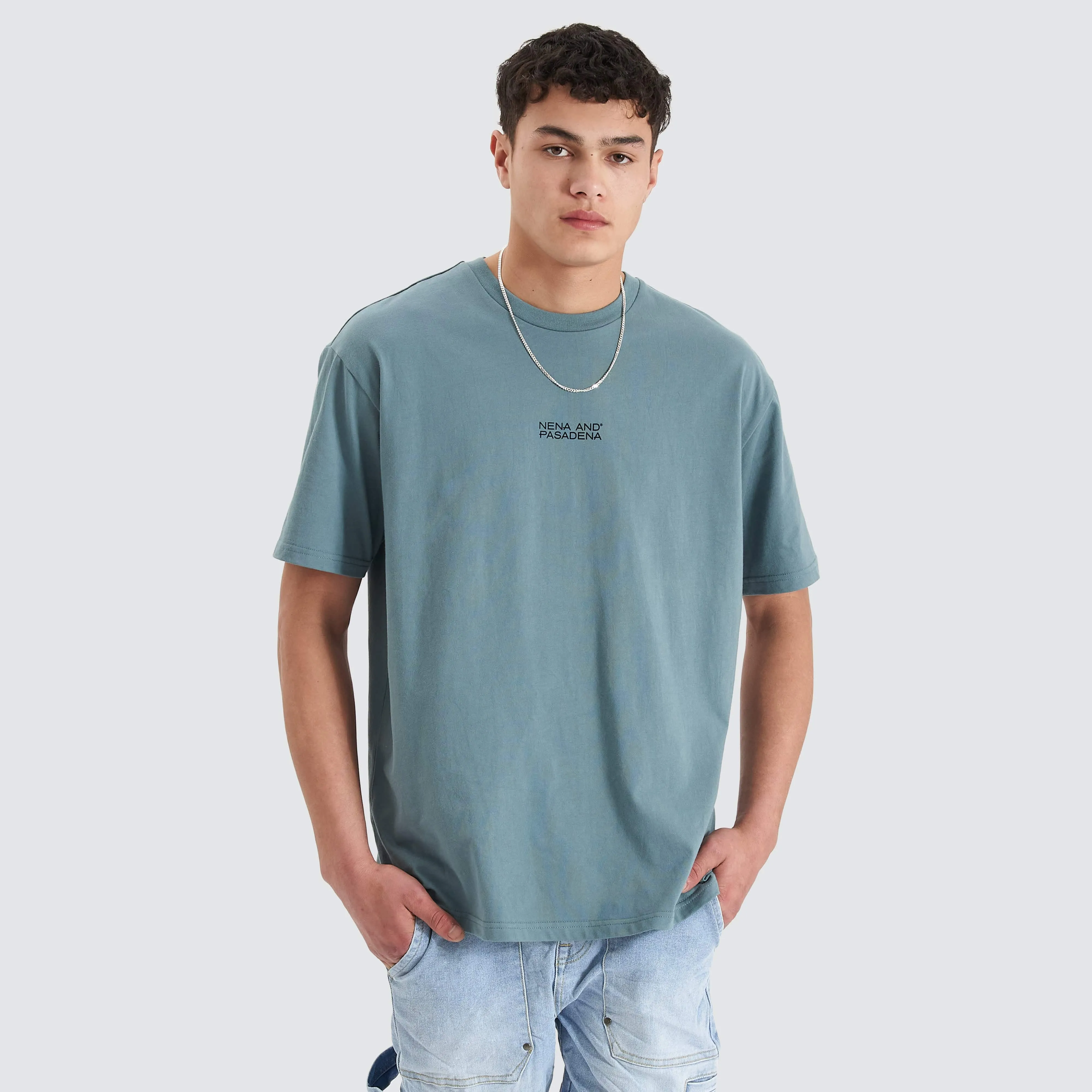 Keystone Heavy Box Fit Tee Goblin Blue