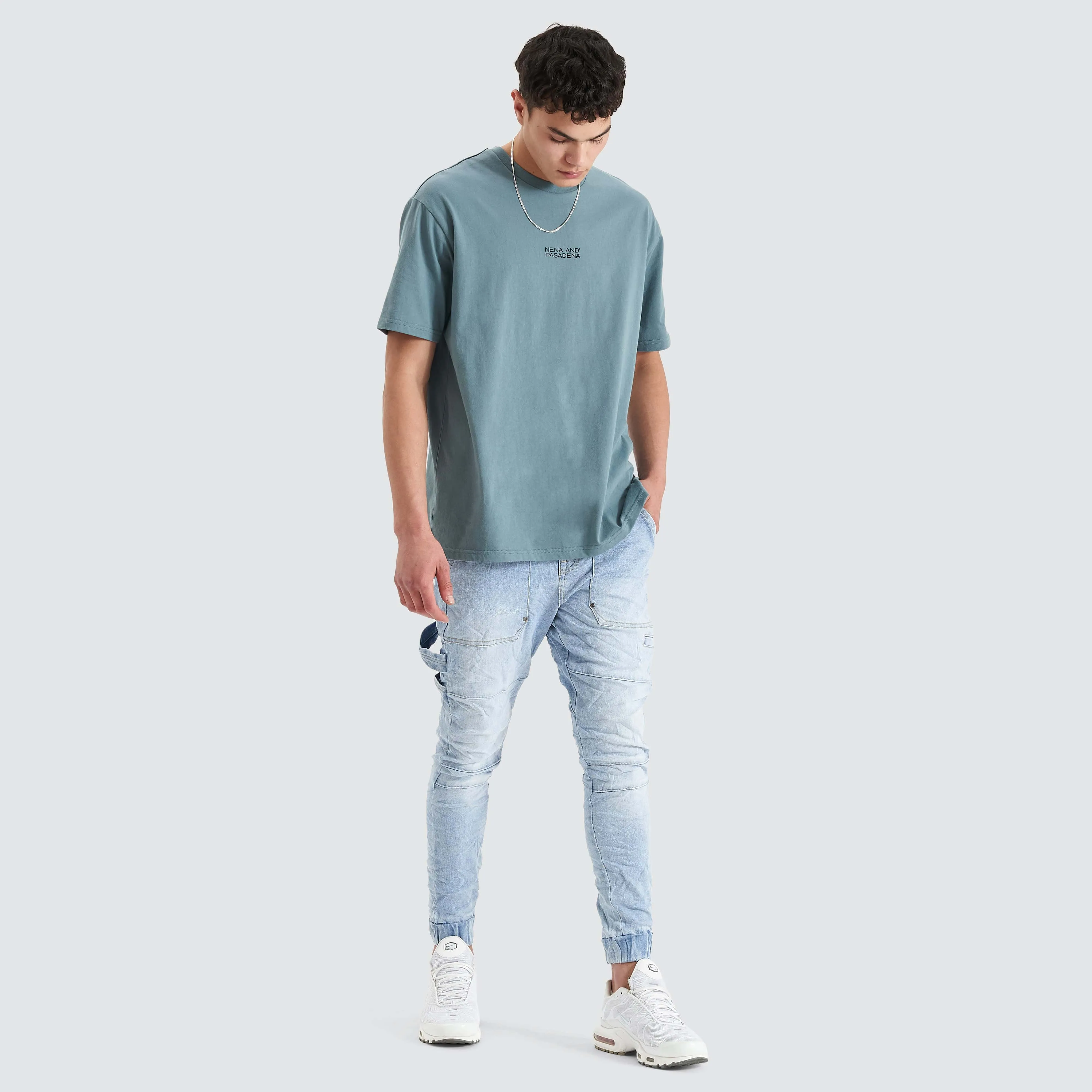 Keystone Heavy Box Fit Tee Goblin Blue