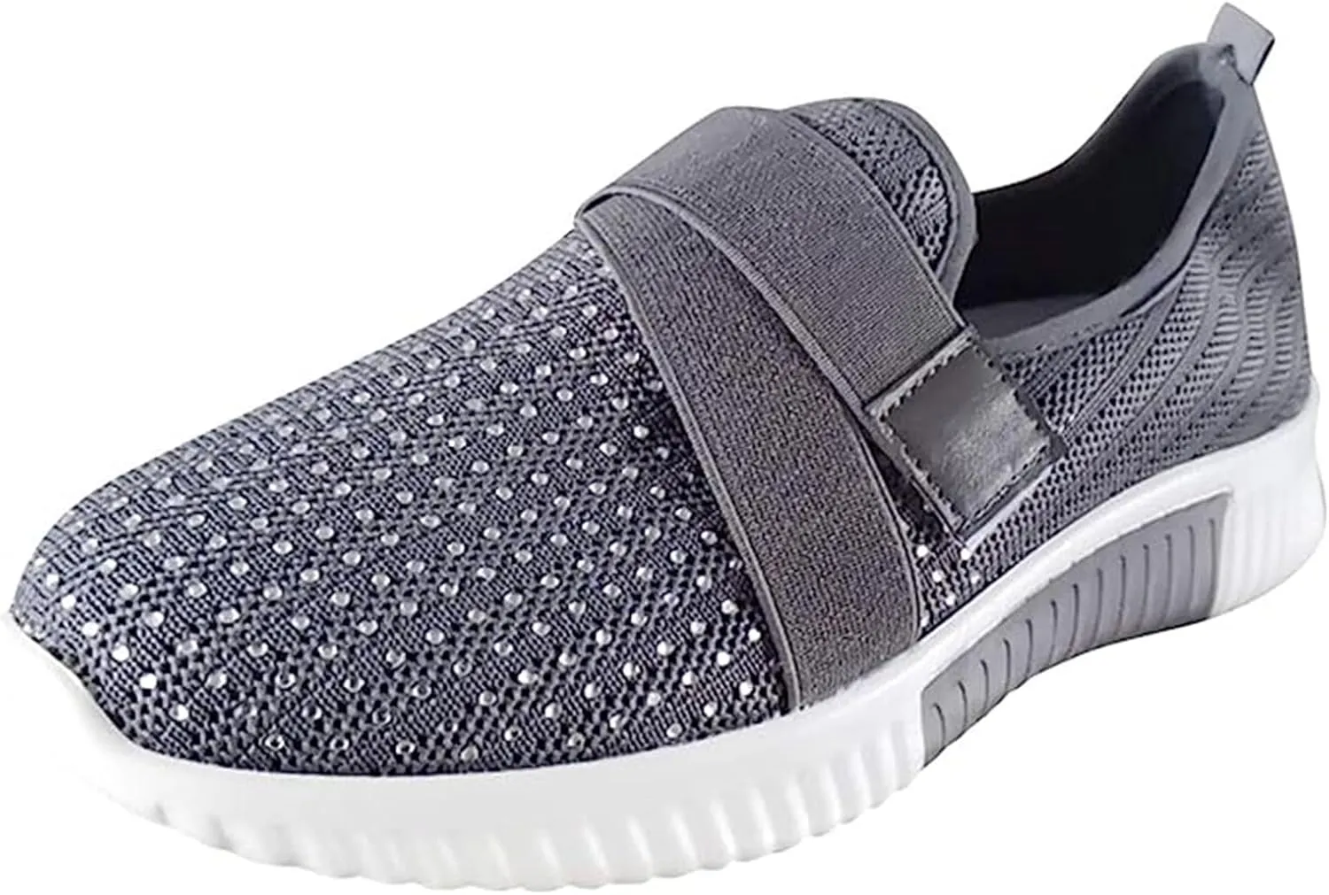 Ladmiple Walking Shoes Women Slip On Lightweight Running Shoes Athletic Tennis Workout Sneakers Casual Fashion Gym Shoes