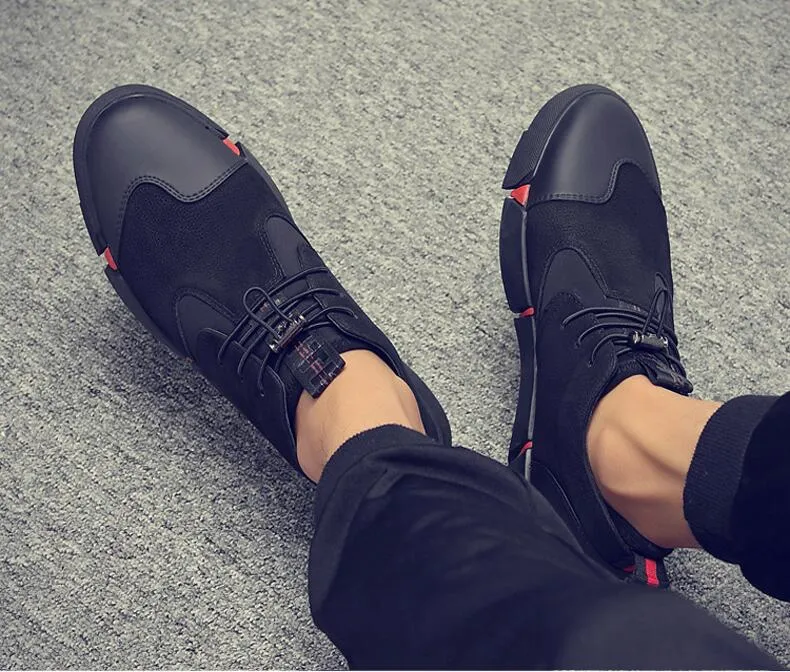 Men's leather casual Fashion Sneakers