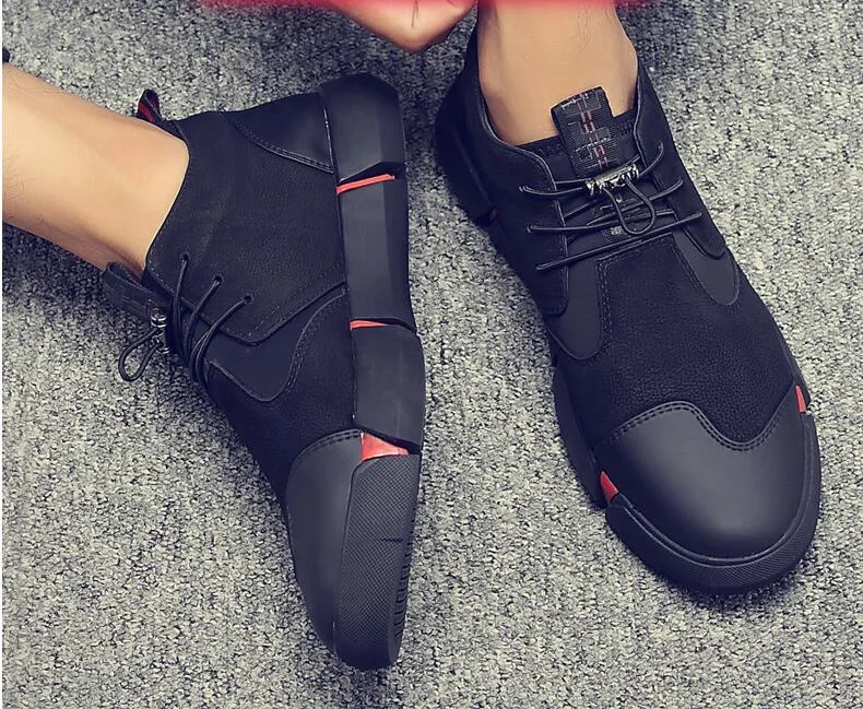 Men's leather casual Fashion Sneakers