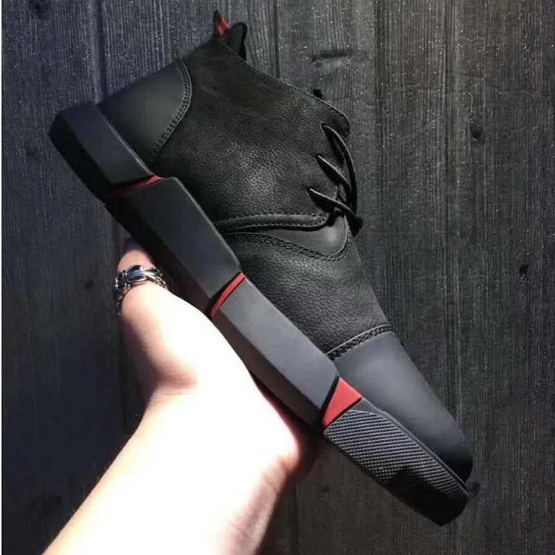 Men's leather casual Fashion Sneakers