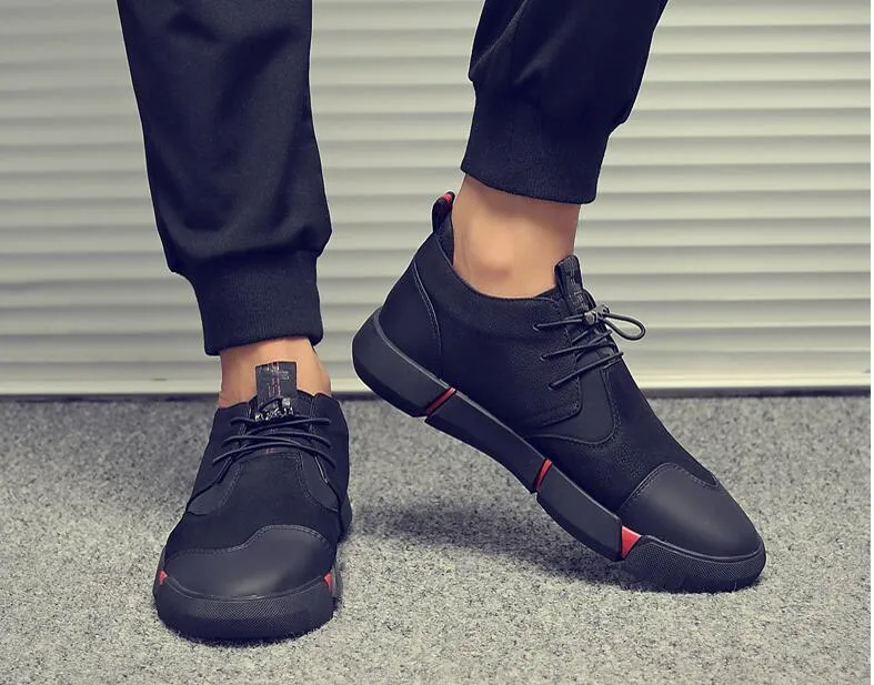 Men's leather casual Fashion Sneakers