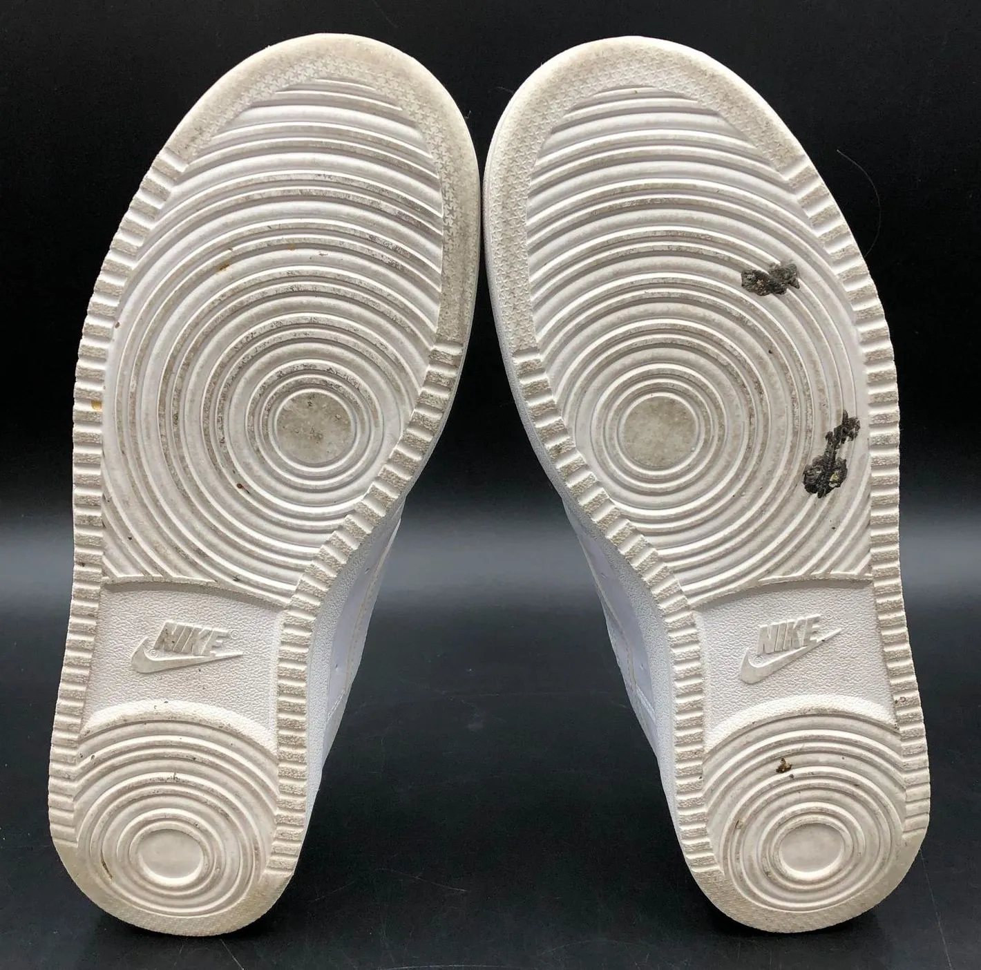 Nike Court Vision Low Women's 'Triple White' Basketball Sneakers - Sz 10 ( COA)