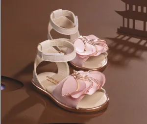 Pink Leather Sandal