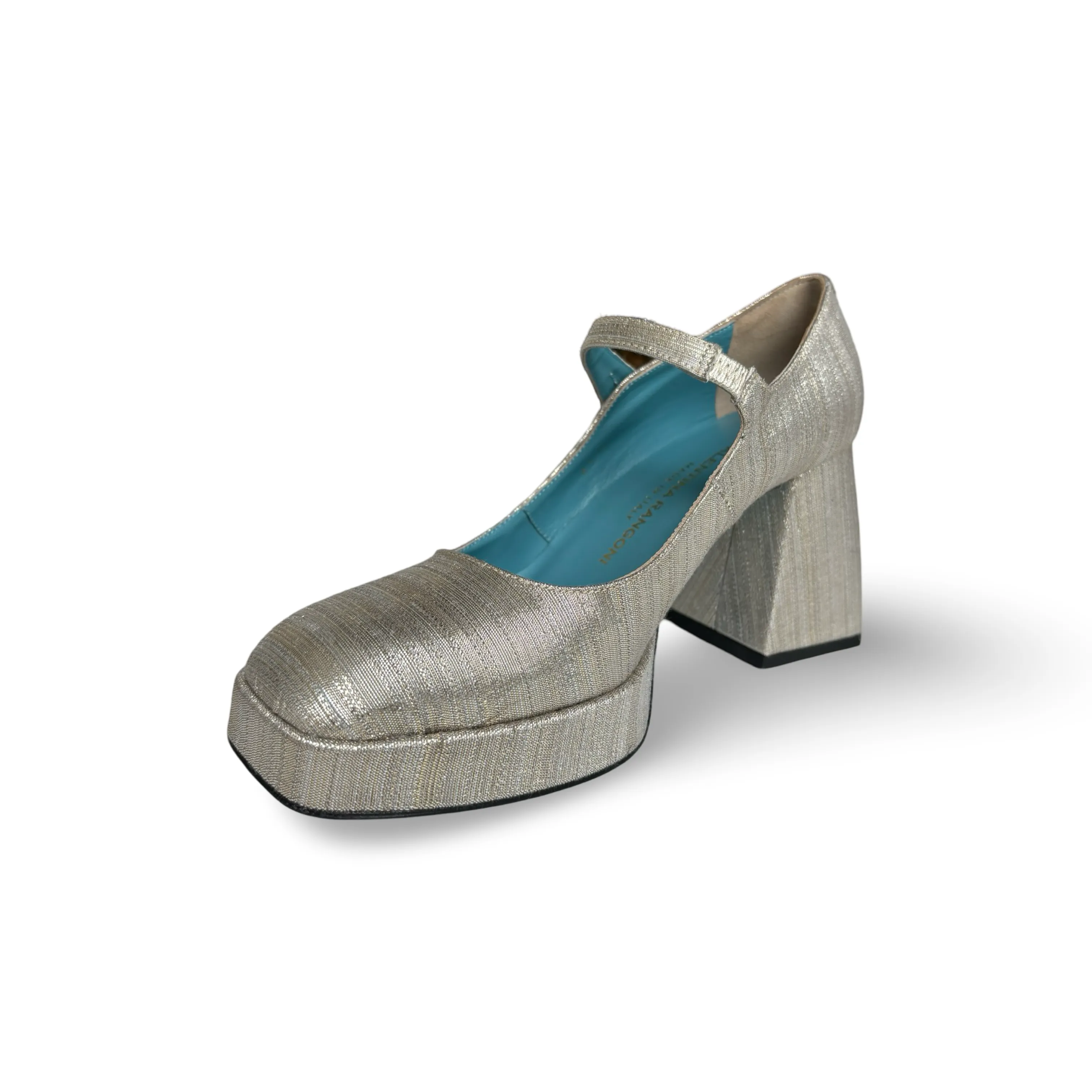 Pluma Metallic Maryjane Pump