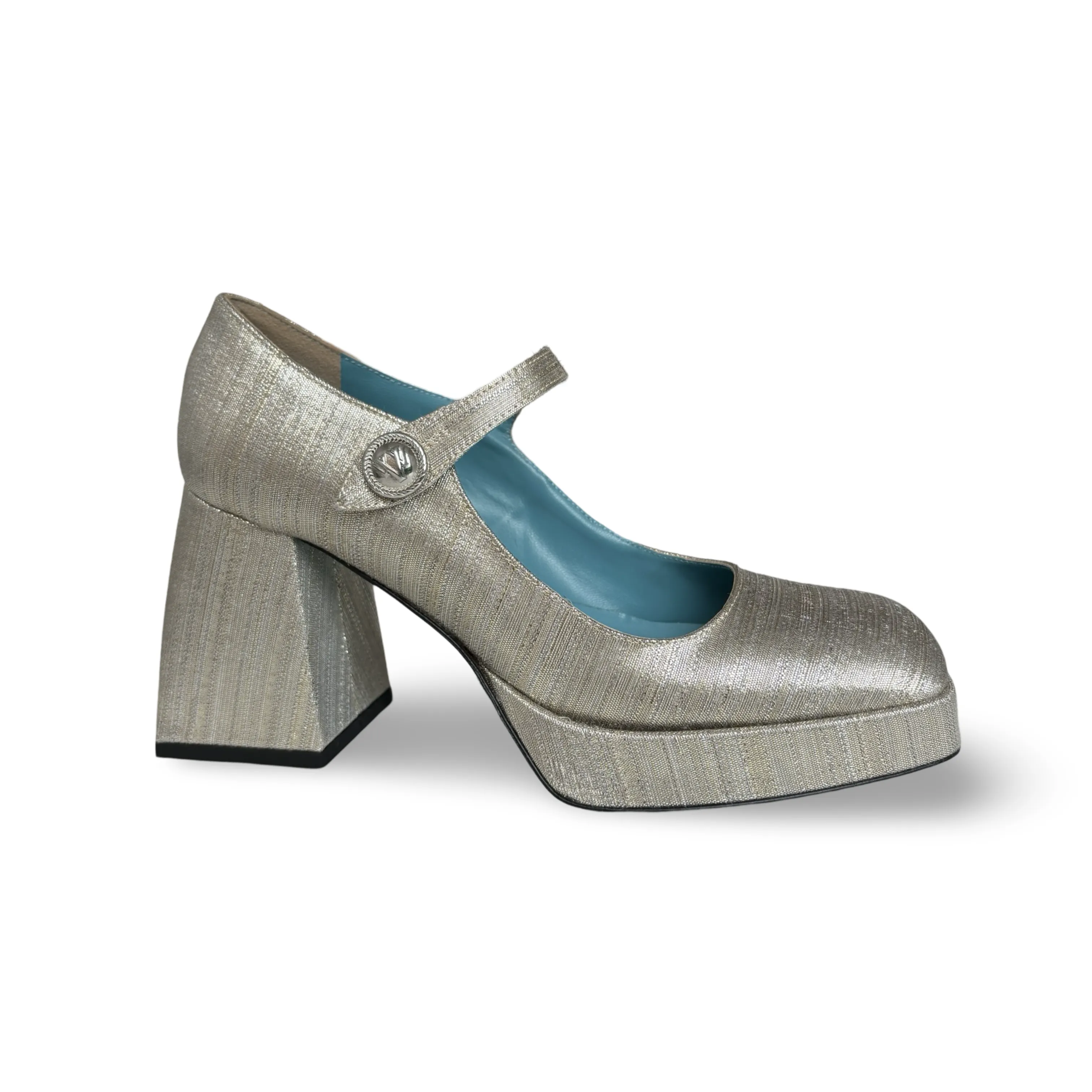 Pluma Metallic Maryjane Pump
