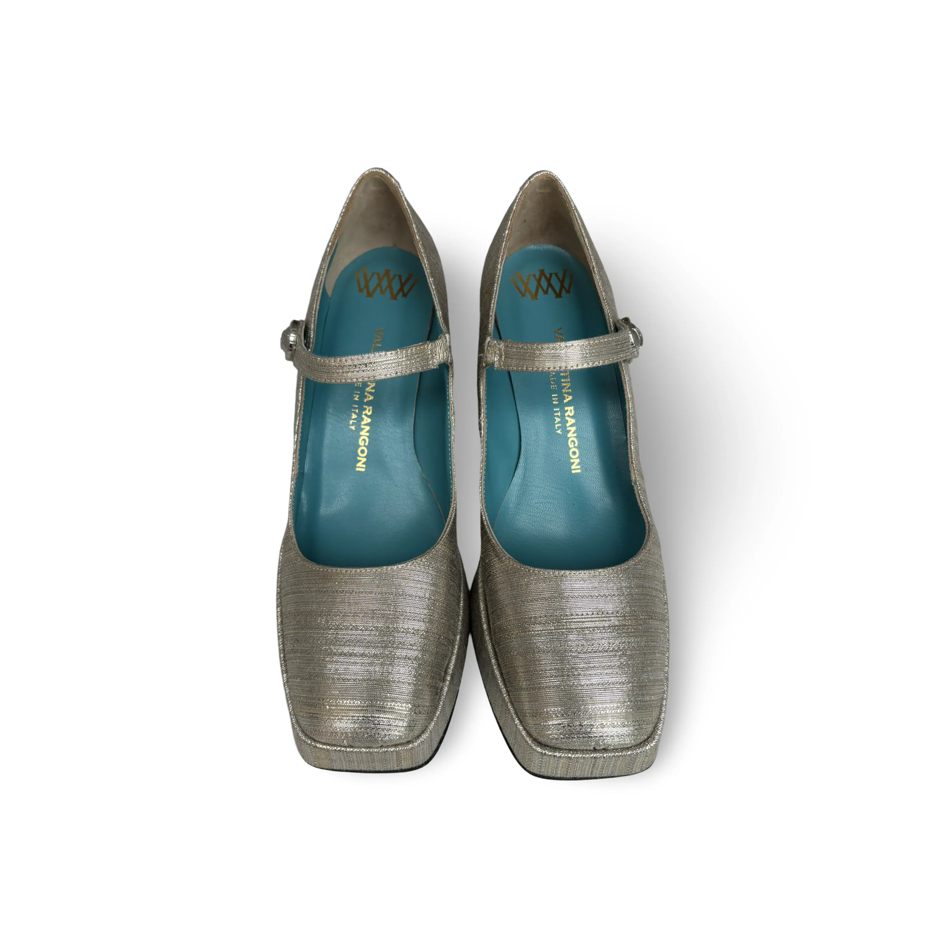 Pluma Metallic Maryjane Pump