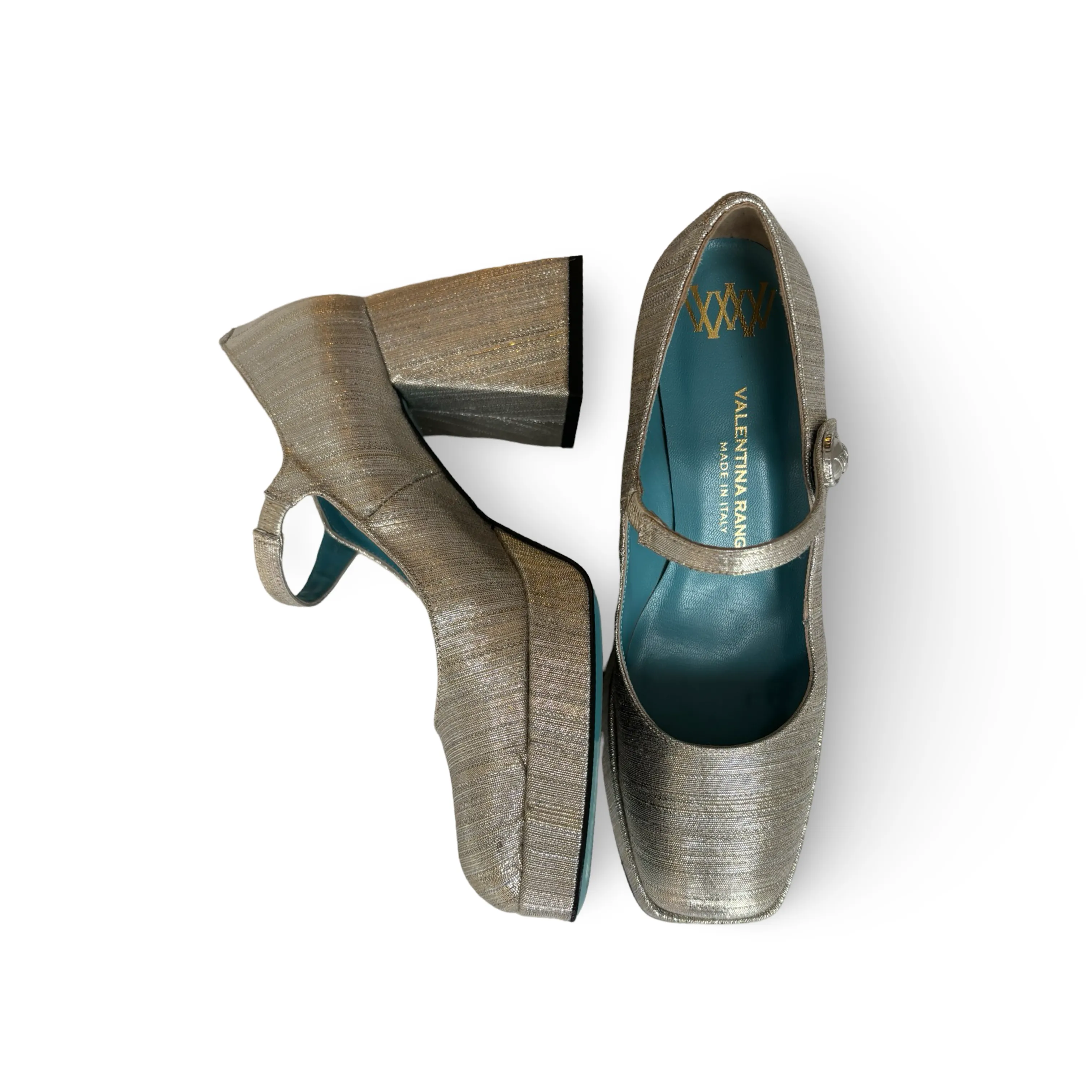 Pluma Metallic Maryjane Pump