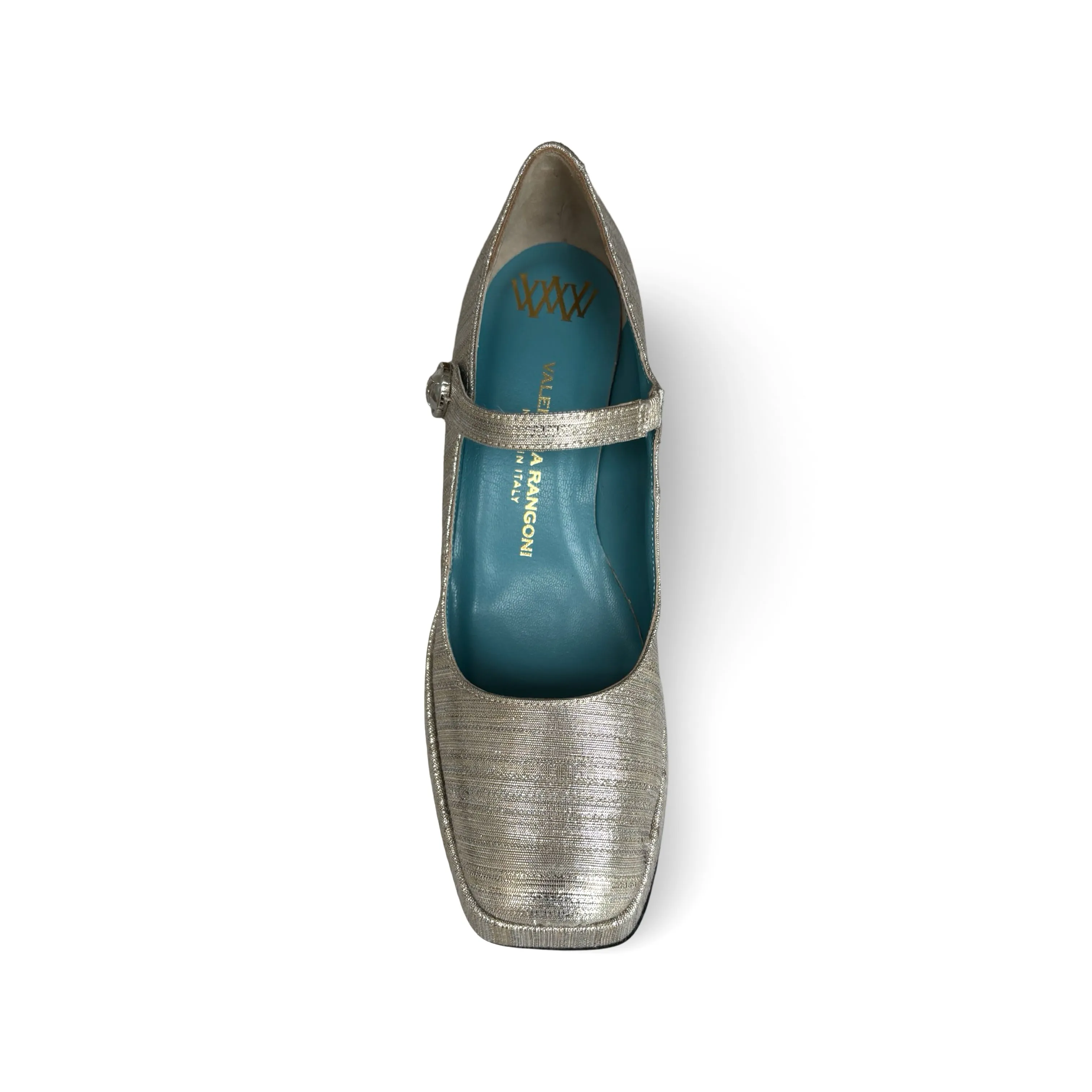 Pluma Metallic Maryjane Pump