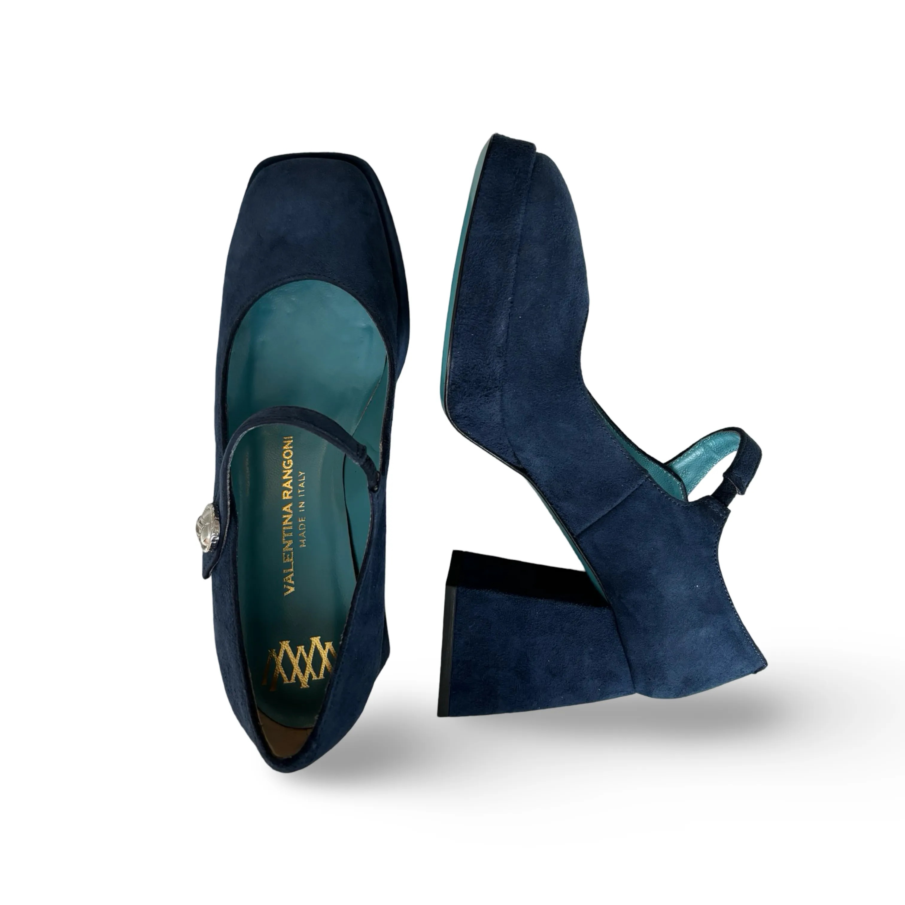 Pluma Navy Maryjane Pump