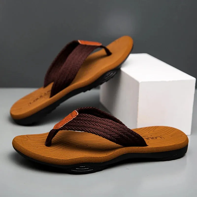 Premium Men's Beach Flip Flops