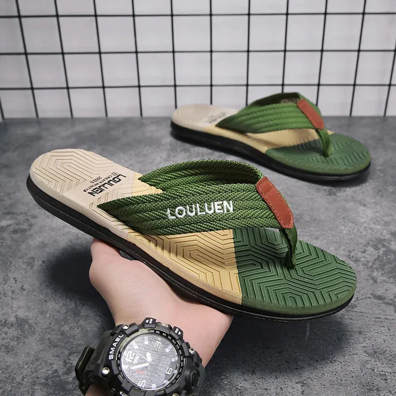 Premium Men's Beach Flip Flops